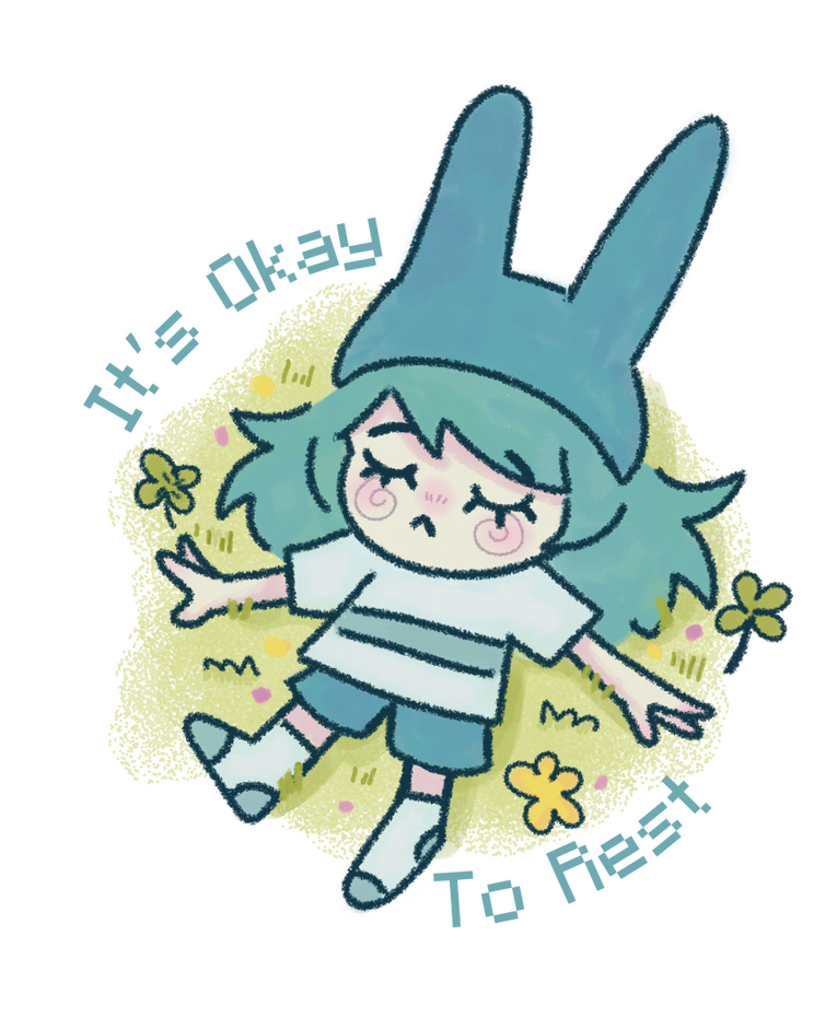 it's okay to rest it's okay to rest