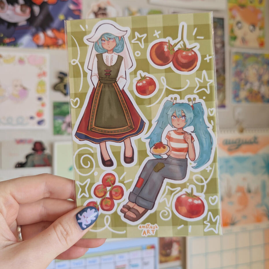Miku Sticker Sheet Miku Sticker Sheet